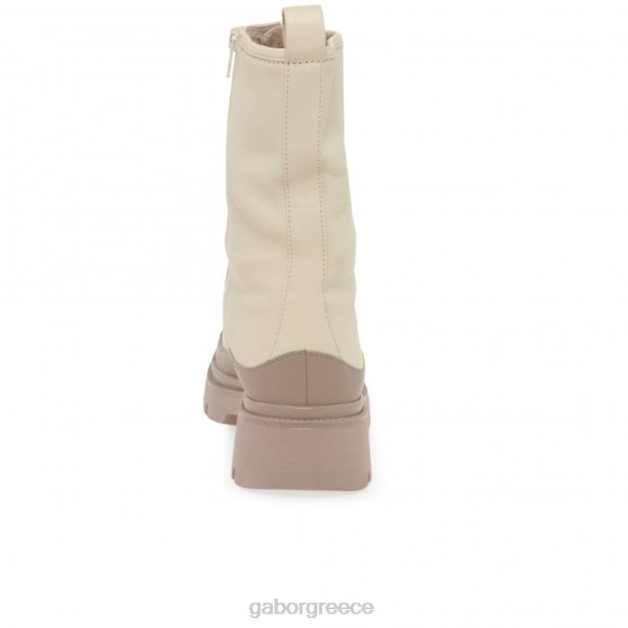 Gabor Μποτακια - Gabor γυναίκες leora biker boots panna/σκούρο γυμνό 6N64245 είδη υπόδησης