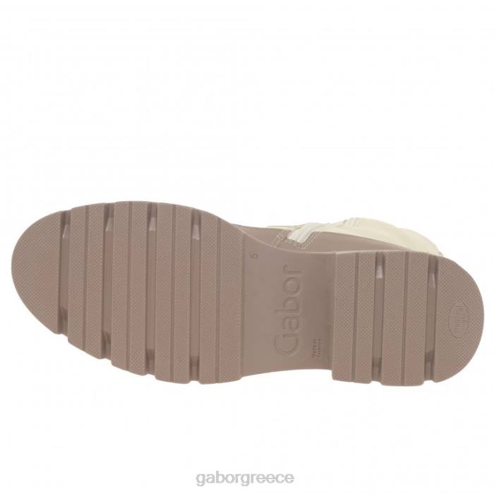Gabor Μποτακια - Gabor γυναίκες leora biker boots panna/σκούρο γυμνό 6N64245 είδη υπόδησης