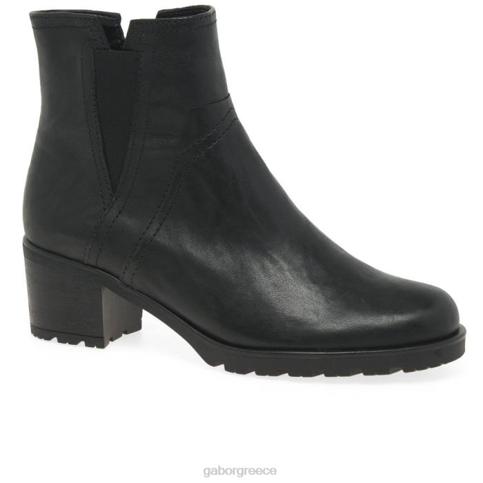 Gabor Shoes - Gabor γυναίκες προσκλητήριο μποτάκια μαύρος 6N64252 είδη υπόδησης