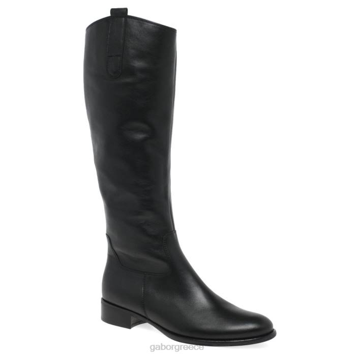 Gabor Shoes - Gabor γυναίκες ρυάκι m μεσαίου μεγέθους μοσχάρι με μακριές μπότες μαύρος 6N64267 είδη υπόδησης