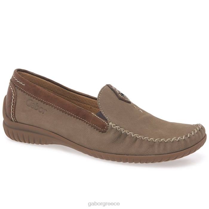 Gabor Shoes - Gabor γυναίκες σπορ μοκασίνια Καλιφόρνια corda nubuck/tan 6N6481 είδη υπόδησης