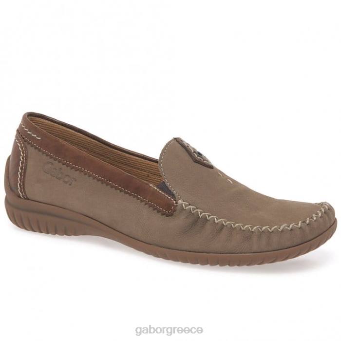 Gabor Shoes - Gabor γυναίκες σπορ μοκασίνια Καλιφόρνια corda nubuck/tan 6N6481 είδη υπόδησης