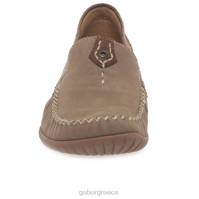 Gabor Shoes - Gabor γυναίκες σπορ μοκασίνια Καλιφόρνια corda nubuck/tan 6N6481 είδη υπόδησης