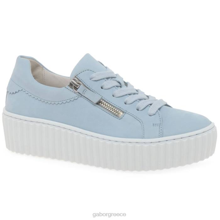 Gabor Greece - Gabor γυναίκες εκπαιδευτές κουκλών ουρανό nubuck 6N64133 είδη υπόδησης