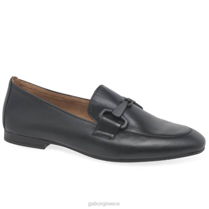 Gabor Greece - Gabor γυναίκες loafers jangle μαύρος 6N6485 είδη υπόδησης