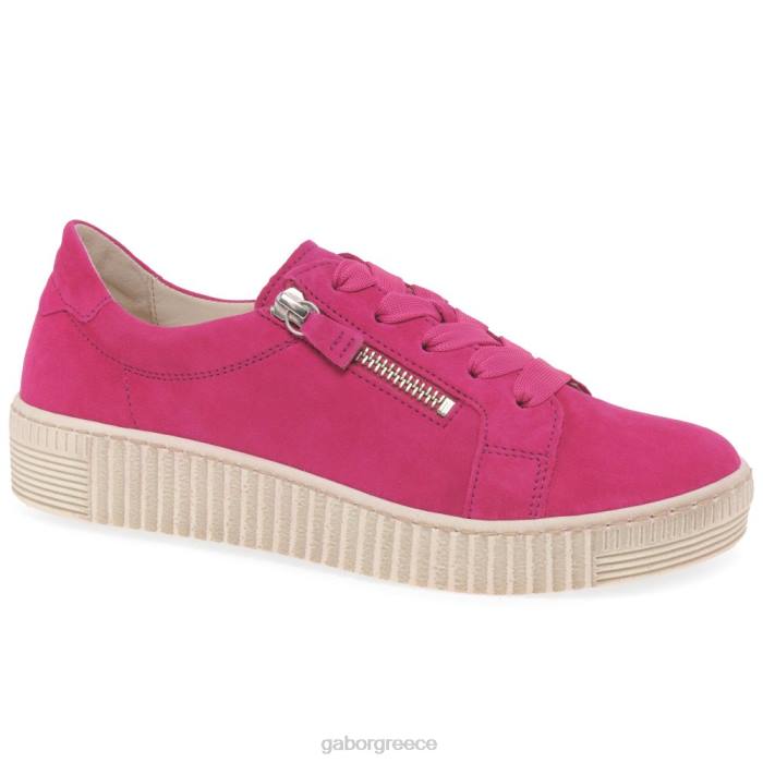Gabor Greece - Gabor γυναίκες casual παπούτσια σοφίας ροζ σουέτ 6N64124 είδη υπόδησης