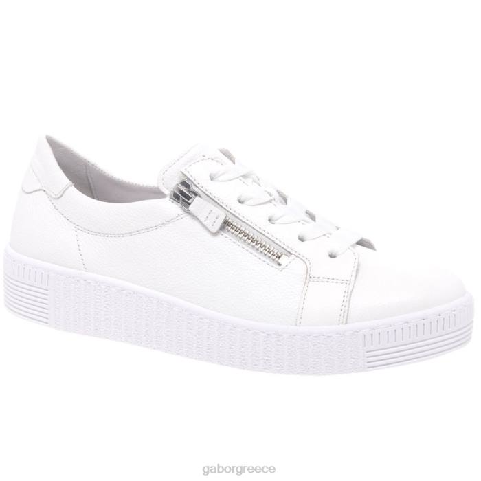Gabor Shoes - Gabor γυναίκες casual παπούτσια σοφίας λευκό 6N64324 είδη υπόδησης