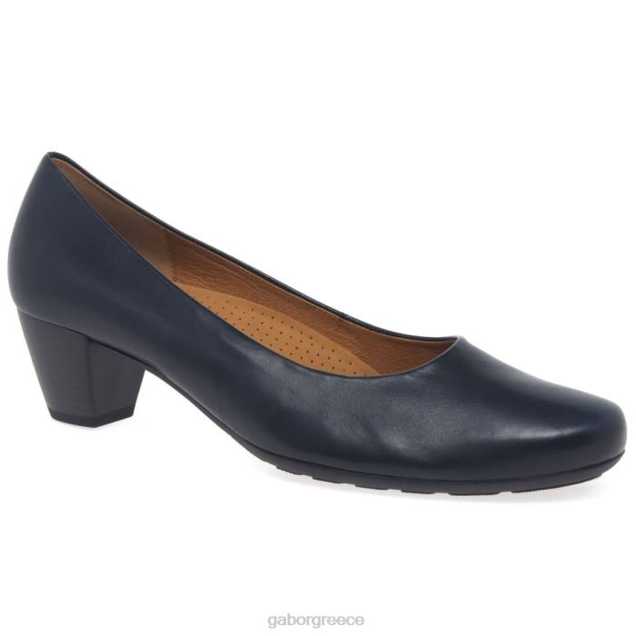 Gabor Greece - Gabor γυναίκες brambling court shoes ωκεανός 6N6443 είδη υπόδησης
