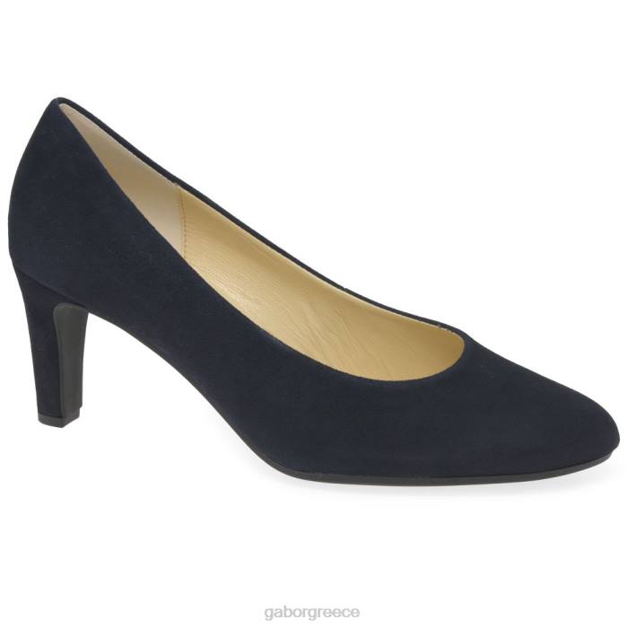 Gabor Greece - Gabor γυναίκες edina court shoes ατλαντικό σουέτ 6N6434 είδη υπόδησης
