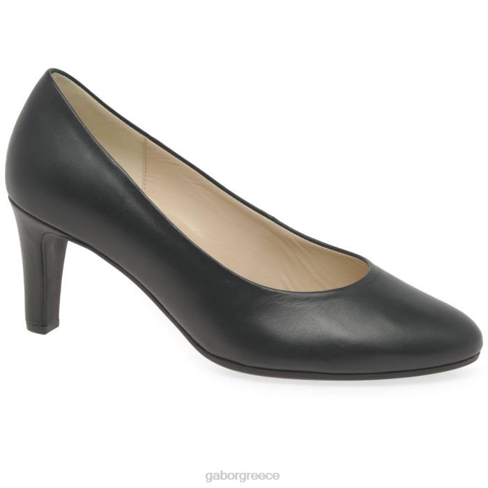 Gabor Greece - Gabor γυναίκες edina court shoes μαύρος 6N6437 είδη υπόδησης