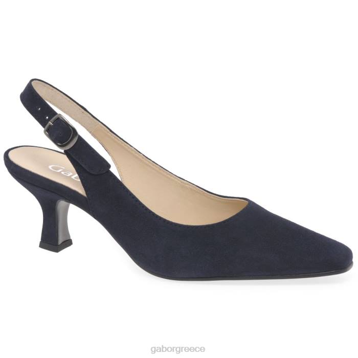 Gabor Shoes - Gabor γυναίκες παπούτσια lindy court ατλαντικό σουέτ 6N6463 είδη υπόδησης