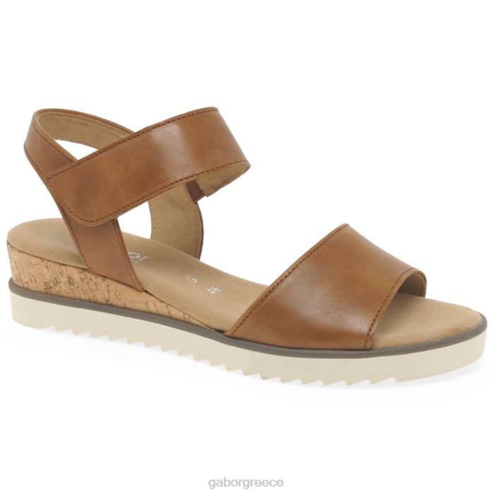 Gabor Shoes - Gabor γυναίκες σανδάλια raynor καμήλα 6N64159 είδη υπόδησης