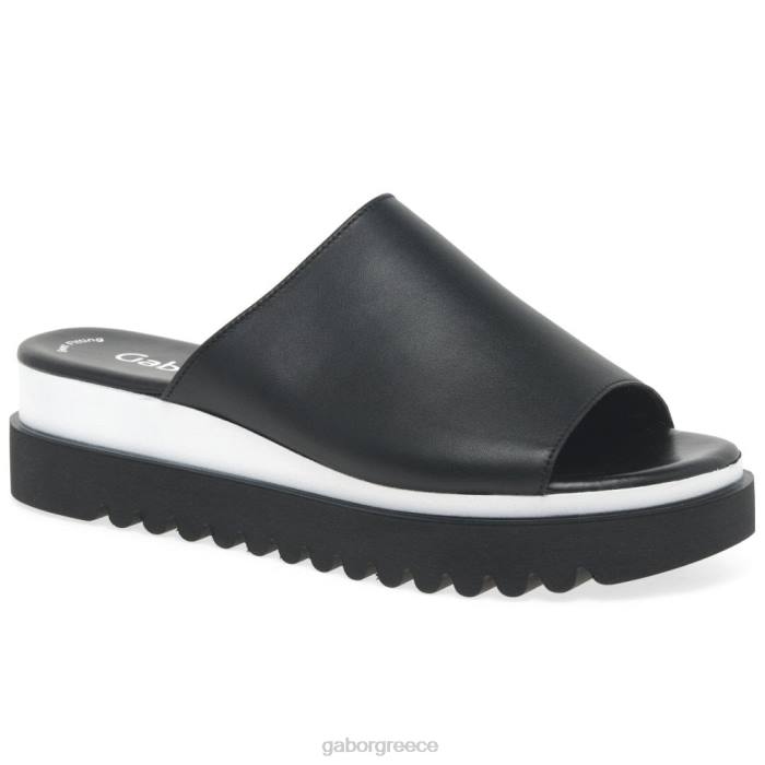Gabor Shoes - Gabor γυναίκες Μουλάρια πλατφόρμας emily-rose μαύρος 6N64174 είδη υπόδησης