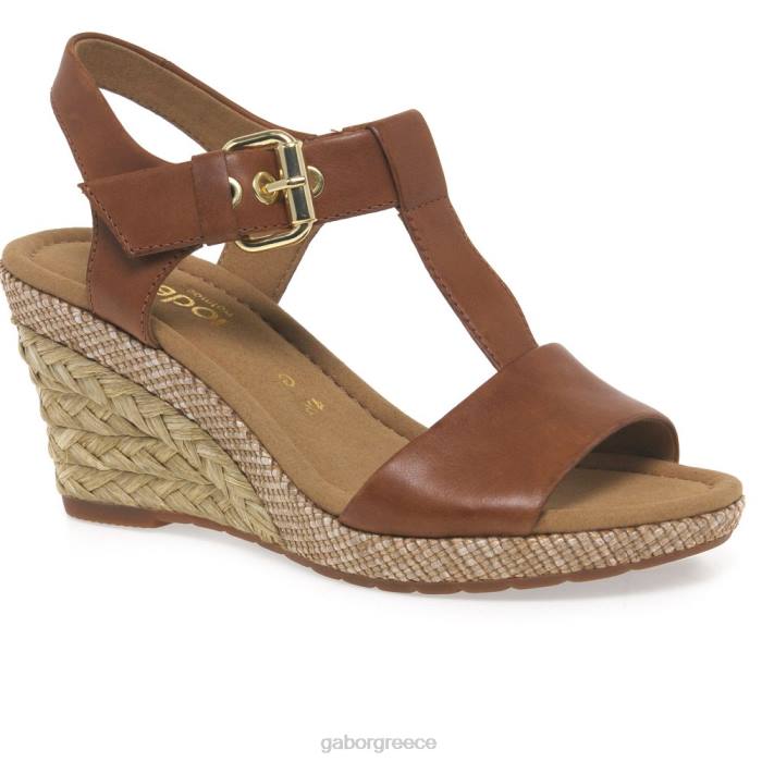 Gabor Shoes - Gabor γυναίκες μοντέρνα σανδάλια karen αράπικο φιστίκι 6N64165 είδη υπόδησης